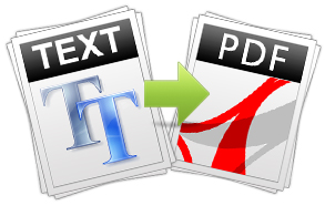 convert text file to pdf linux