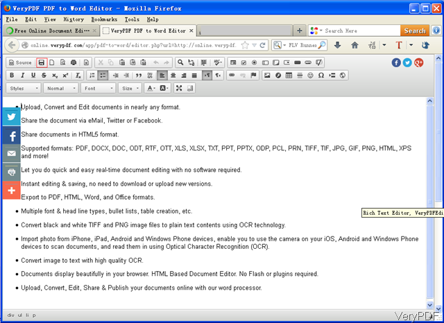 How To Edit A Word Document Online Then Turn It To A PDF VeryPDF 