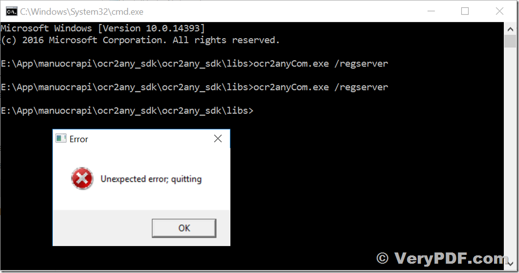 Could Not Load File Or Assembly For Ocr2anyCom Exe Interface An