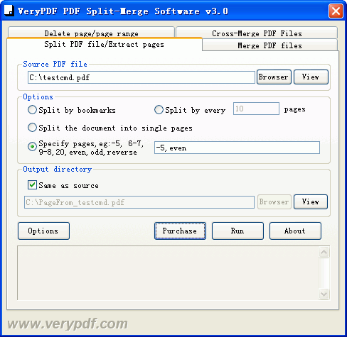 How to Split PDF by Page Ranges