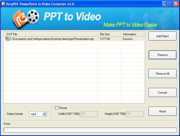 PowerPoint To MP4 Converter Convert PowerPoint To MP4 PPT To MP4