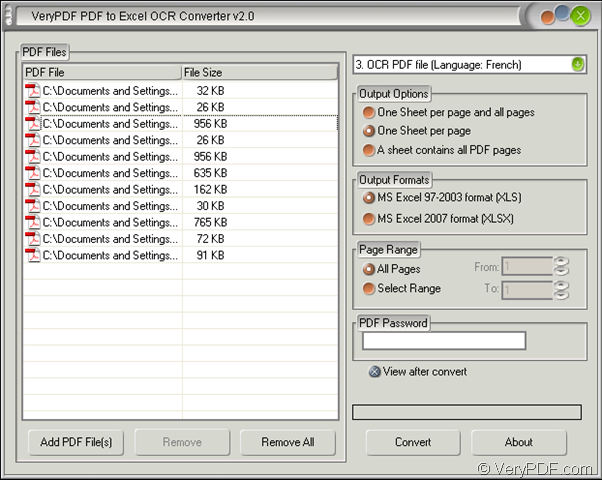 How To Convert PDF To Editable Excel In Batches VeryPDF Knowledge Base