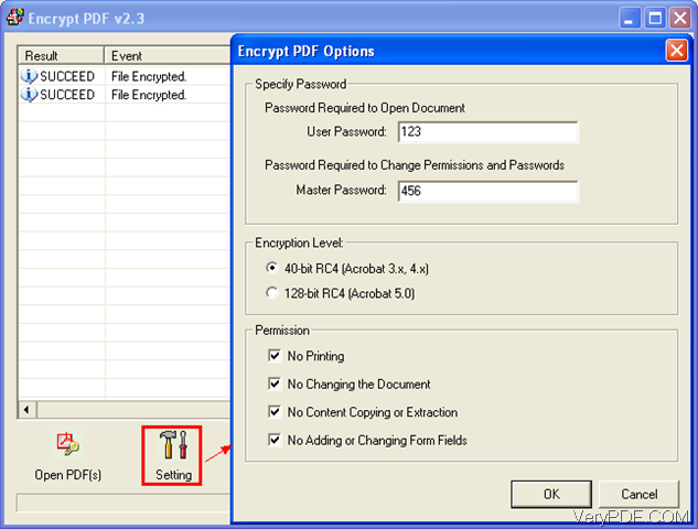 How To Remove PDF Password And Encrypt With Another Password VeryPDF 