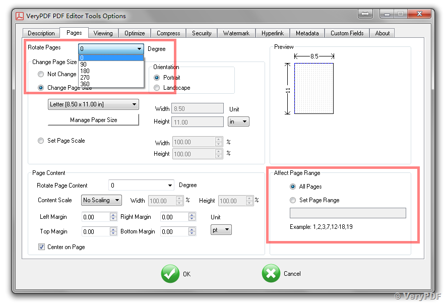 How To Permanently Rotate Pdf 90 Degree In VeryPDF PDF Editor 