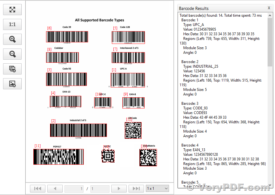 Reading Bar Code From PDF File Using C Source Code VeryPDF Knowledge 