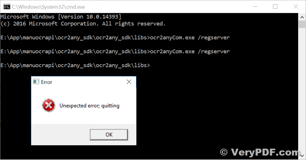 Could Not Load File Or Assembly For Ocr2anycom Exe Com Interface An